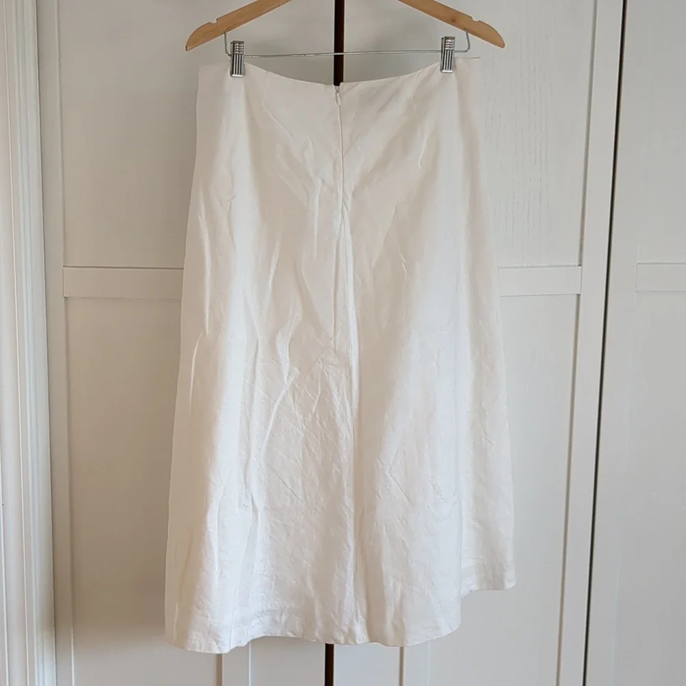 Talbots Winter White Midi Skirt - Picture 3 of 5